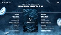 SOCIOS NFT 1.0 VS. NFT 2.0